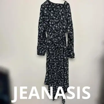 JEANASIS F 사이즈 꽃무늬 롱 원피스