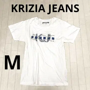 유158 KRIZIA JEANS 반팔 자수 티셔츠 MARINA