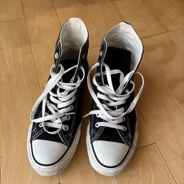 Converse All Star 블랙 하이컷 신발 26.5cm