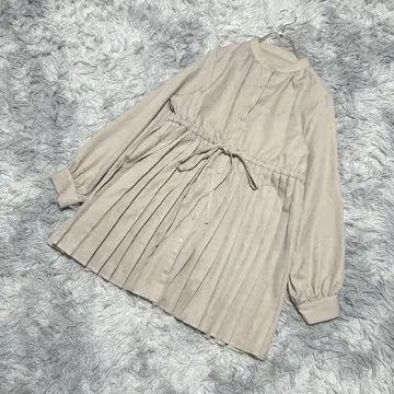 [새상품급] GRL 셔츠 튜닉 플리츠 (M) 페미닌 걸리시