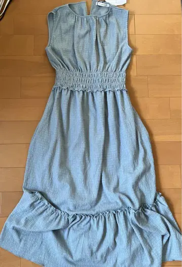 마우지 MOUSSY 블루 계열 롱 원피스