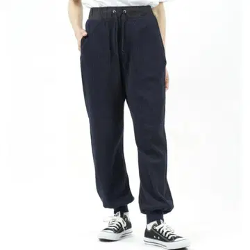 THE SHINZONE WAFFLE PANTS 조거 팬츠 네이비