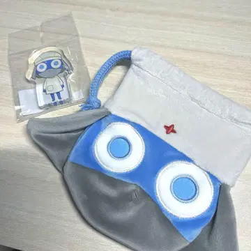 개구리 중사 케로로 도로로 복조리 아크릴 블록 파우치 다이컷