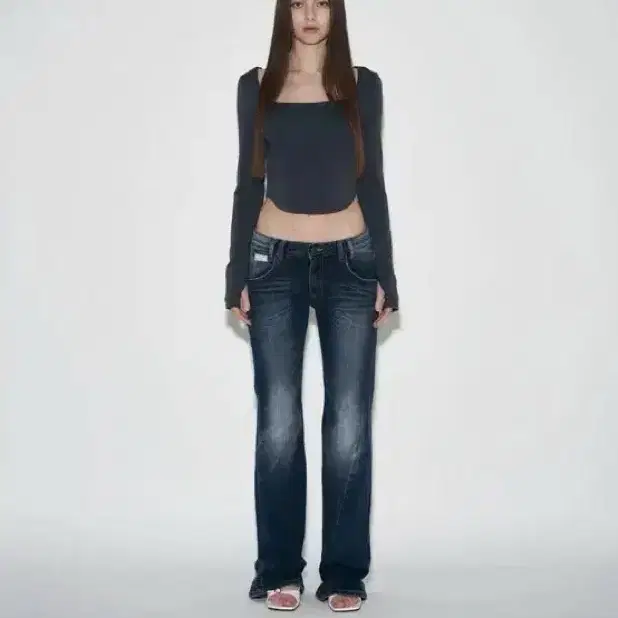 【MODIMOOD】DAILY WIDE WASHING DENIM Modi Mood Wide Washing Denim S, Brand New on Bunjang Global