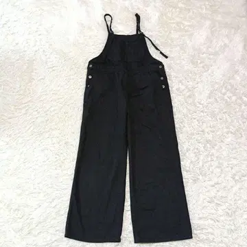 Le Denim SLOBE IENA 멜빵 와이드 레그 38 블랙