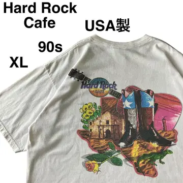90s USA제 HRC 하드 록 카페 티셔츠 XL 헤비 TEE