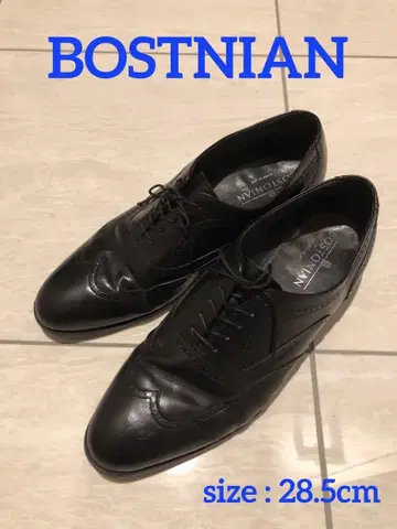 BOSTNIAN 보스토니안 블랙 가죽 드레스 슈즈