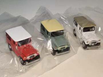 토이즈 캐빈 1/64 랜드 크루저 FJ40 빨흰 그린 세트