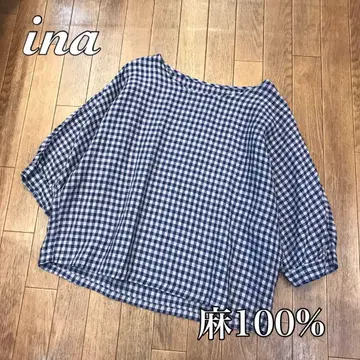 ina 이나 린넨 100% 상의