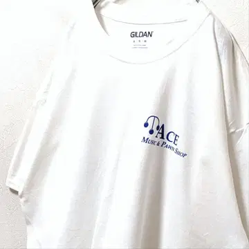 길단 에이스 뮤직&폰 샵 티셔츠 화이트 화이트 XL 구제 의류