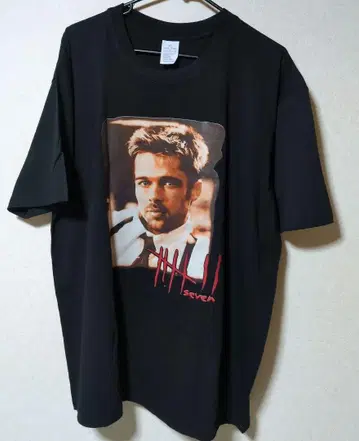 영화 세븐 Brad Pitt 브래드 피트 티셔츠 사이즈 XL