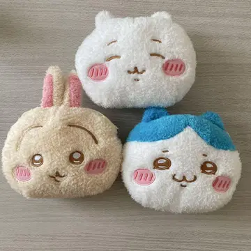치이카와 봉제 인형 미니백 치이카와, 토끼, 하치와레 3종 세트