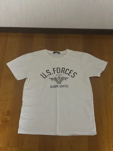 U.S. FORCES GLOBAL 티셔츠 화이트 유니섹스