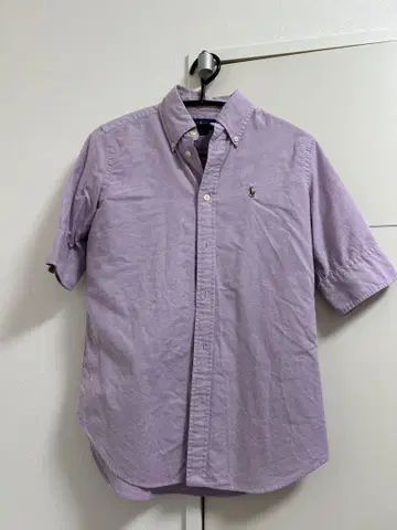Ralph Lauren 연보라색 버튼 다운 셔츠 XS 사이즈