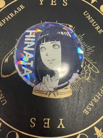 NARUTO 히나타 세가 샤이니 컬러 캔뱃지
