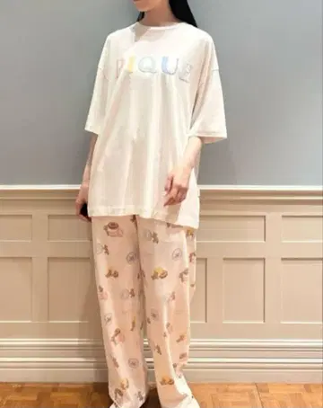 택 포함 새상품 젤라또피케 도넛 베어 상하의 세트