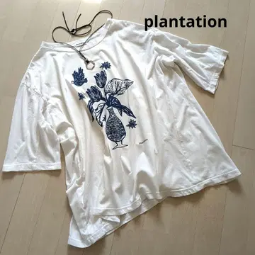 플랜테이션 cotton 와이드 T셔츠