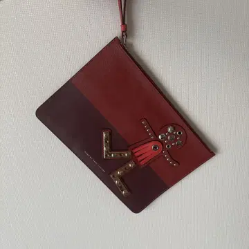 [새상품급] MARC BY MARC JACOBS 레드 클러치백 고급