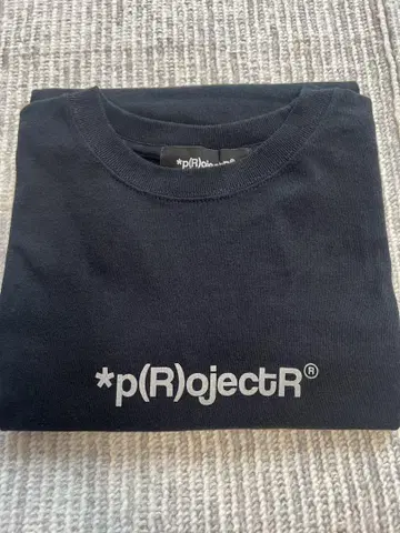 p(R)ojectR 블랙 티셔츠 S