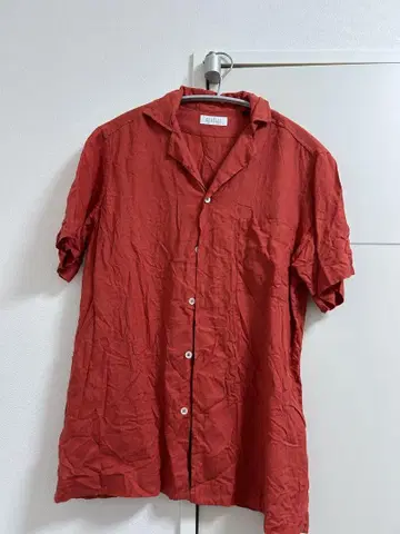 BARNEYS NEW YORK 반팔 셔츠 S 빨간색