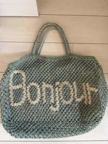 Bonjour 메쉬 바스켓백