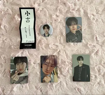 andTEAM FUMA 포토 카드 4매 세트 + 캔뱃지 andTEAM