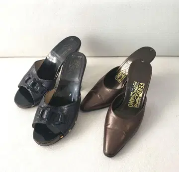 Ferragamo 오픈토 샌들 2족 세트
