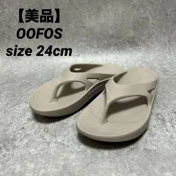 [새상품급 24cm] 우포스 OOriginal 베이지 리커버리 샌들