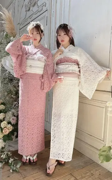 그레일 유카타 세트 핑크