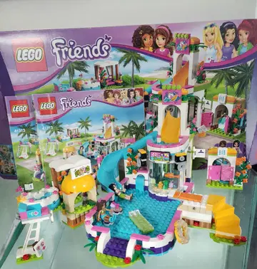 레고 프렌즈 41313 두근두근 워터파크 박스 있음