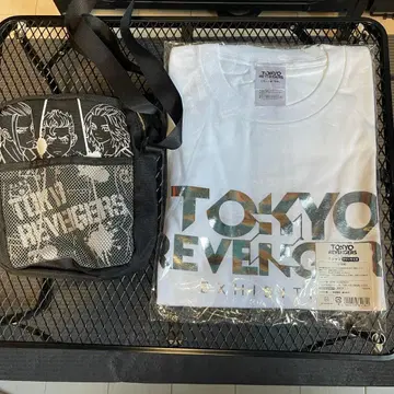 도쿄 리벤저스 원화전 입장객 한정판 티셔츠, 사코슈, 가방