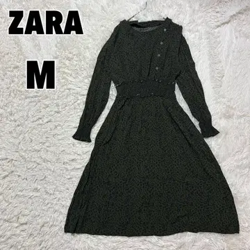 ZARA 자라 (M) 레오파드 레오파드 무늬 원피스