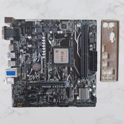 메인보드+CPU 포함 (ASUS A320M-K+Ryzen3 2200G)