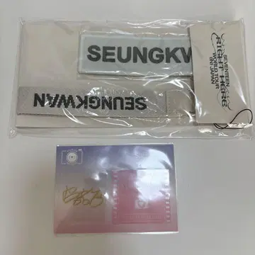 SEUNGKWAN 와펜 배지 사인 스티커