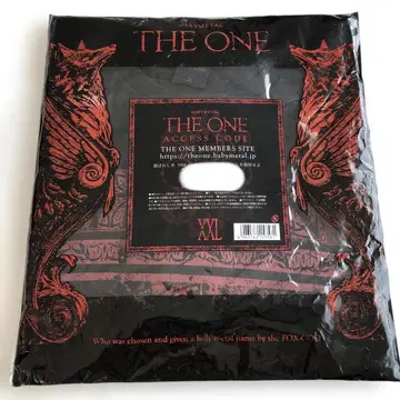 BABYMETAL 2021년도 THE ONE 회원 한정판 티셔츠 XXL