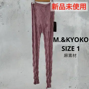 미사용 새상품 M.&KYOKO 린넨 레깅스