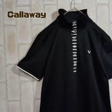 Callaway 캘러웨이 폴로 원피스 블랙 화이트 보더