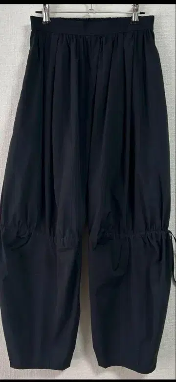 nagonstans 리본 개더 사루엘 팬츠 와이드 팬츠 나곤스탠스