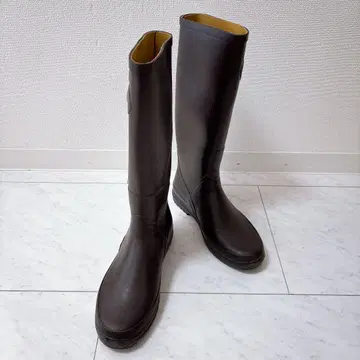 AIGLE 에이글 레인부츠 장화 24cm 브라운