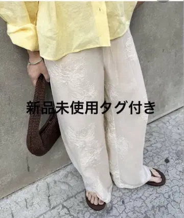 택 포함 미사용 새상품 저널 스탠다드 시어 레이스 레이어드 팬츠 38