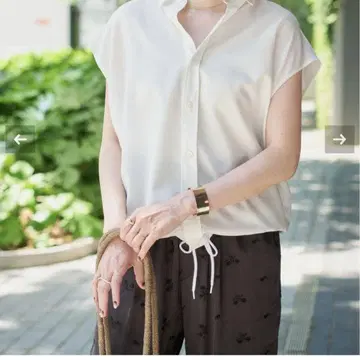 스픽 앤 스팬 소프트 브로드 프렌치 헴 개더 셔츠