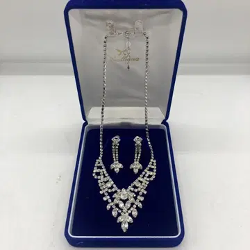Excellence 지르코니아 목걸이 귀찌 세트 주얼리