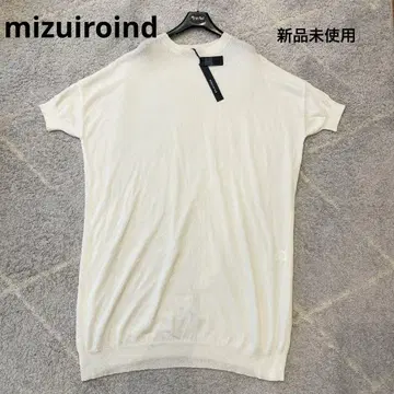 미사용 새 상품 mizuiroind 반팔 원피스 롱 체형 커버