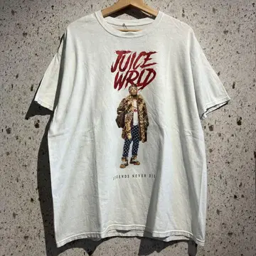 JUICE WRLD 뮤직 티셔츠 화이트