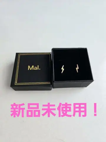 Mal. 썬더 귀걸이 (미사용 새상품)