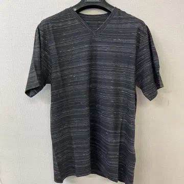 Z ZEGNA 제냐 남성용 보더 티셔츠 V넥 M