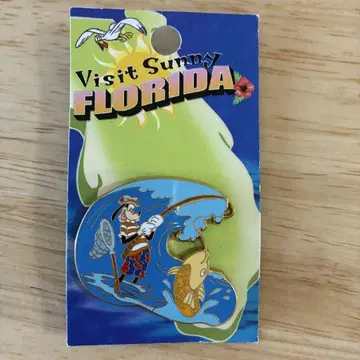 핀 배지 디즈니 구피 Visit Sunny FLORIDA
