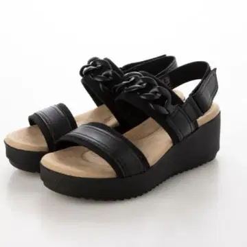 Clarks 클락스 블랙 샌들 UK4 23.0