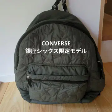 CONVERSE 퀼팅 백팩 올리브 그린
