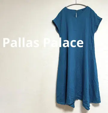 팔라스 팰리스 pallas palace 린넨 원피스 블루 여성용 S